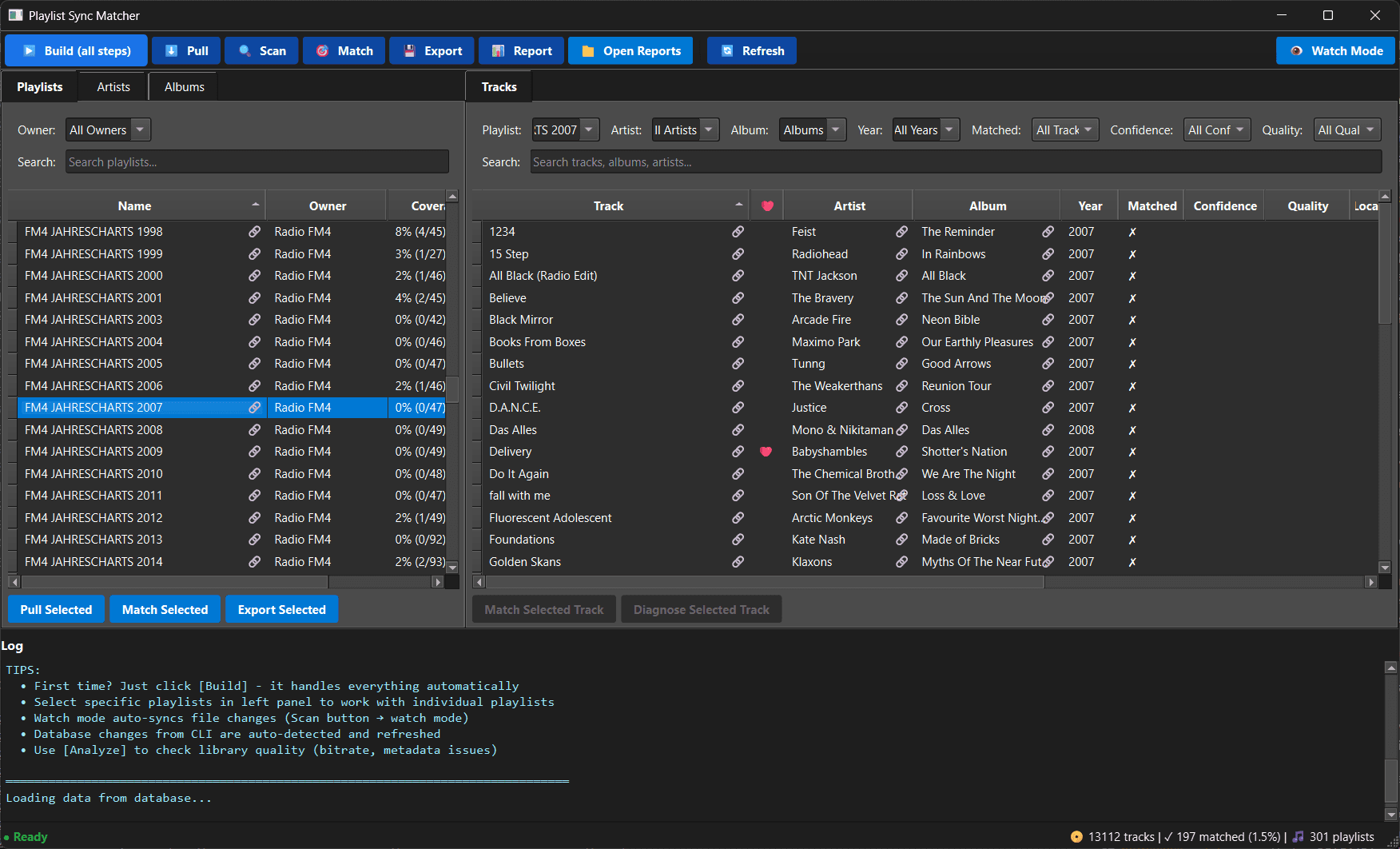 Playlist Sync Matcher