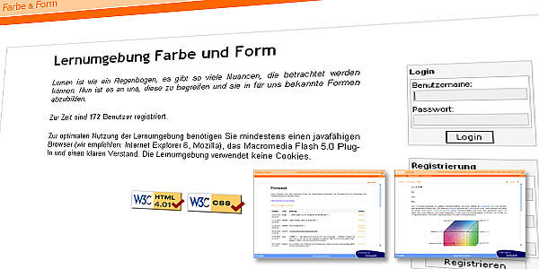 Lernumgebung Farbe und Form